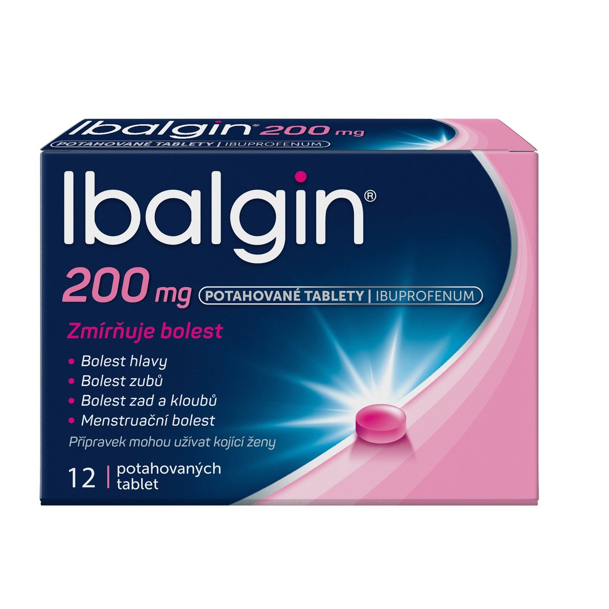 IBALGIN 200MG Potahovaná tableta 12