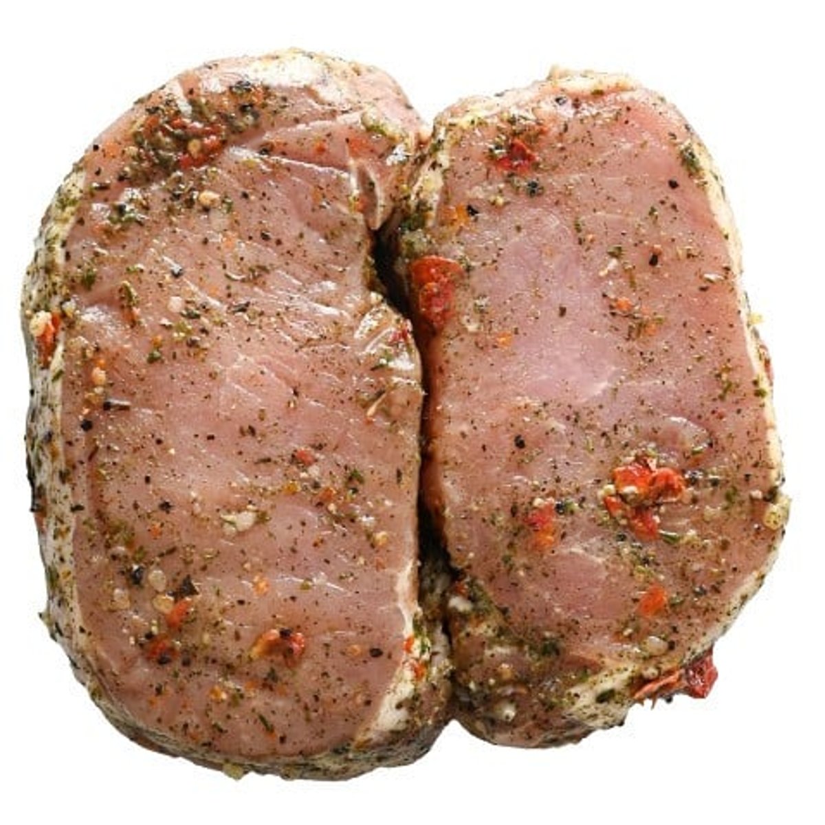 Maso Klouda Marinovaná vepřová kotleta ve směsi bylinek a sušených rajčat, 2 ks