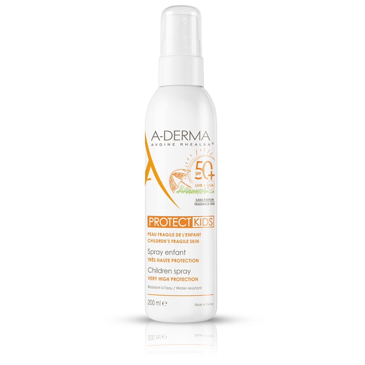 A-DERMA Protect Sprej pro děti SPF50+ 200ml