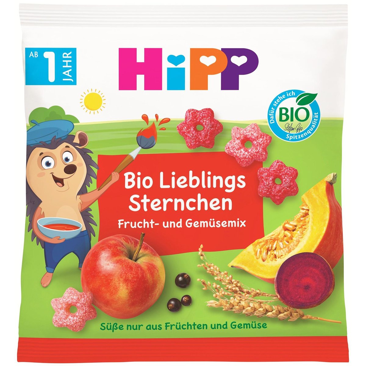 Levně HIPP BIO Obilné křupky s jablkem, mrkví, dýní a řepou