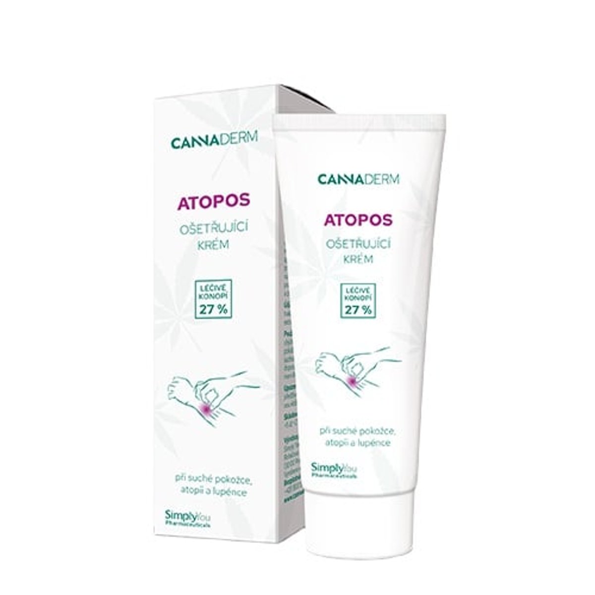 Cannaderm Atopos ošetřující krém, 75g