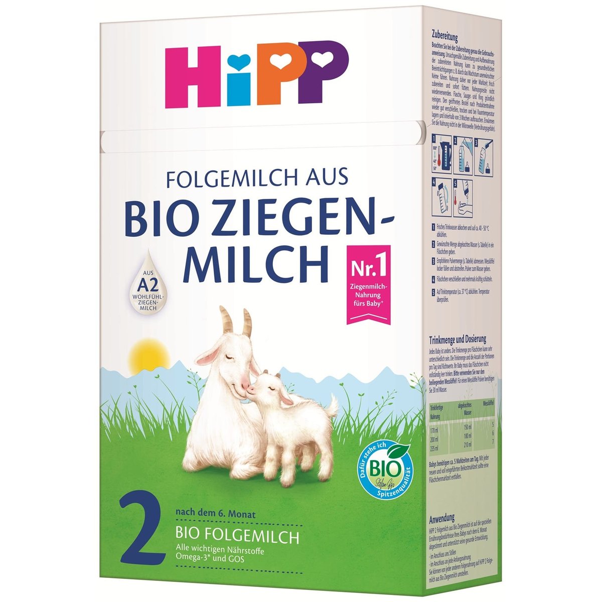 HiPP 2 BIO Kozí mléko