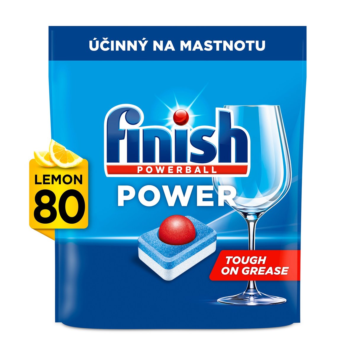 Tablety do myčky Finish - All in 1 Max Lemon, 80 ks
