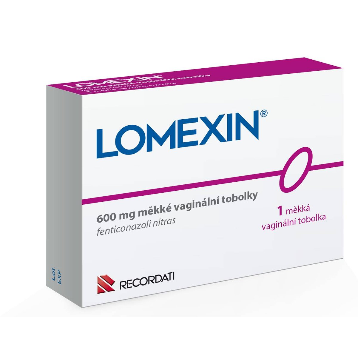 LOMEXIN 600MG Měkká vaginální tobolka 1