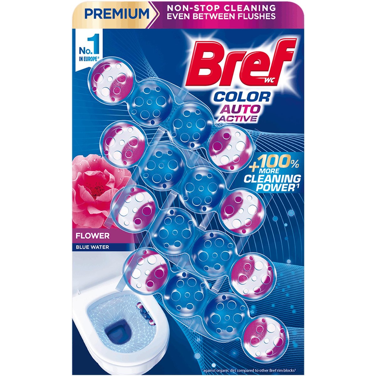 Bref Color Aktiv Flower WC blok