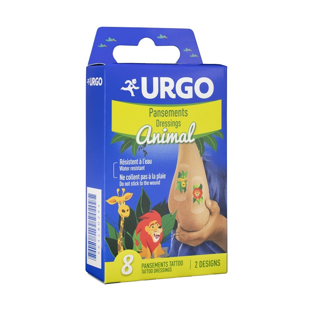 URGO TATTOO Animal Dětská náplast 8ks