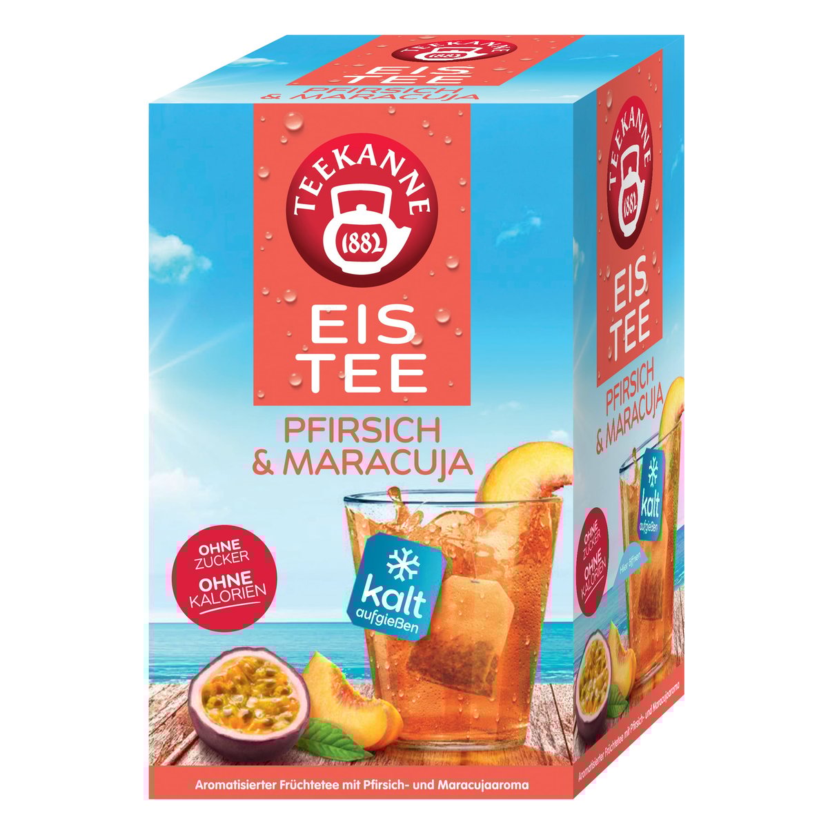 Teekanne Eistee Broskev a maracuja