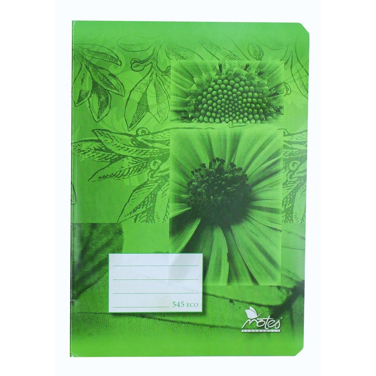Notes Sešit recyklovaný A5, 40 listů, čtverečkovaný