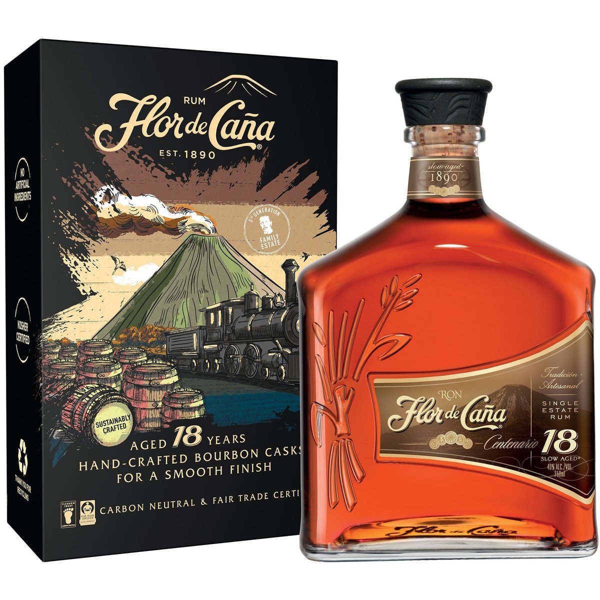 Flor de Caňa 18 yo 0,7 l