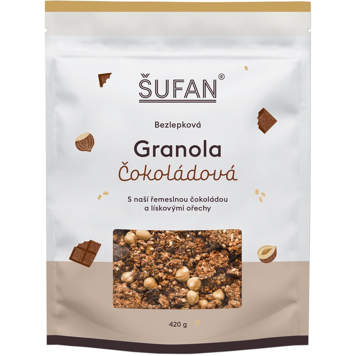 Šufan Granola 500 g - ořechová