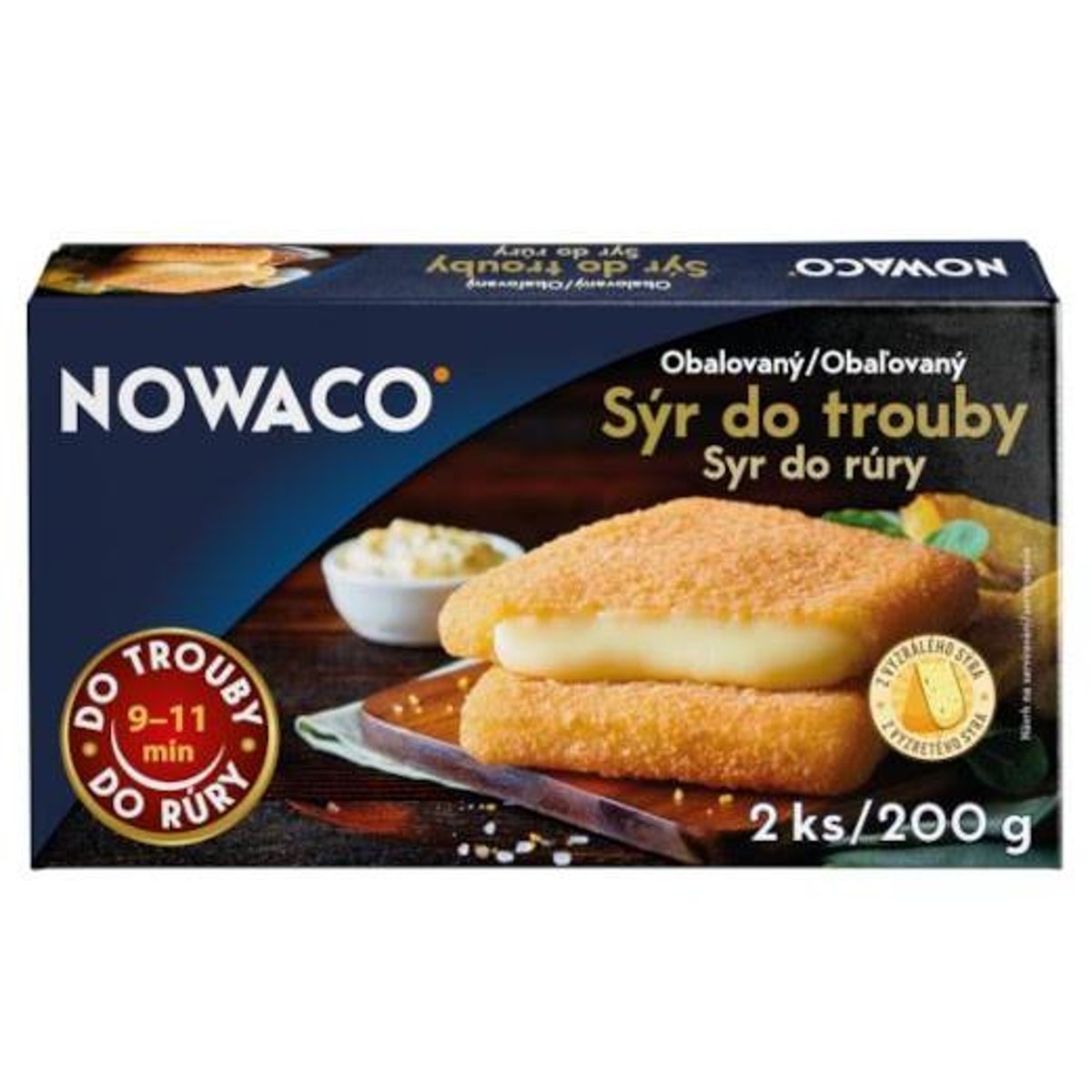 Nowaco Obalovaný sýr do trouby
