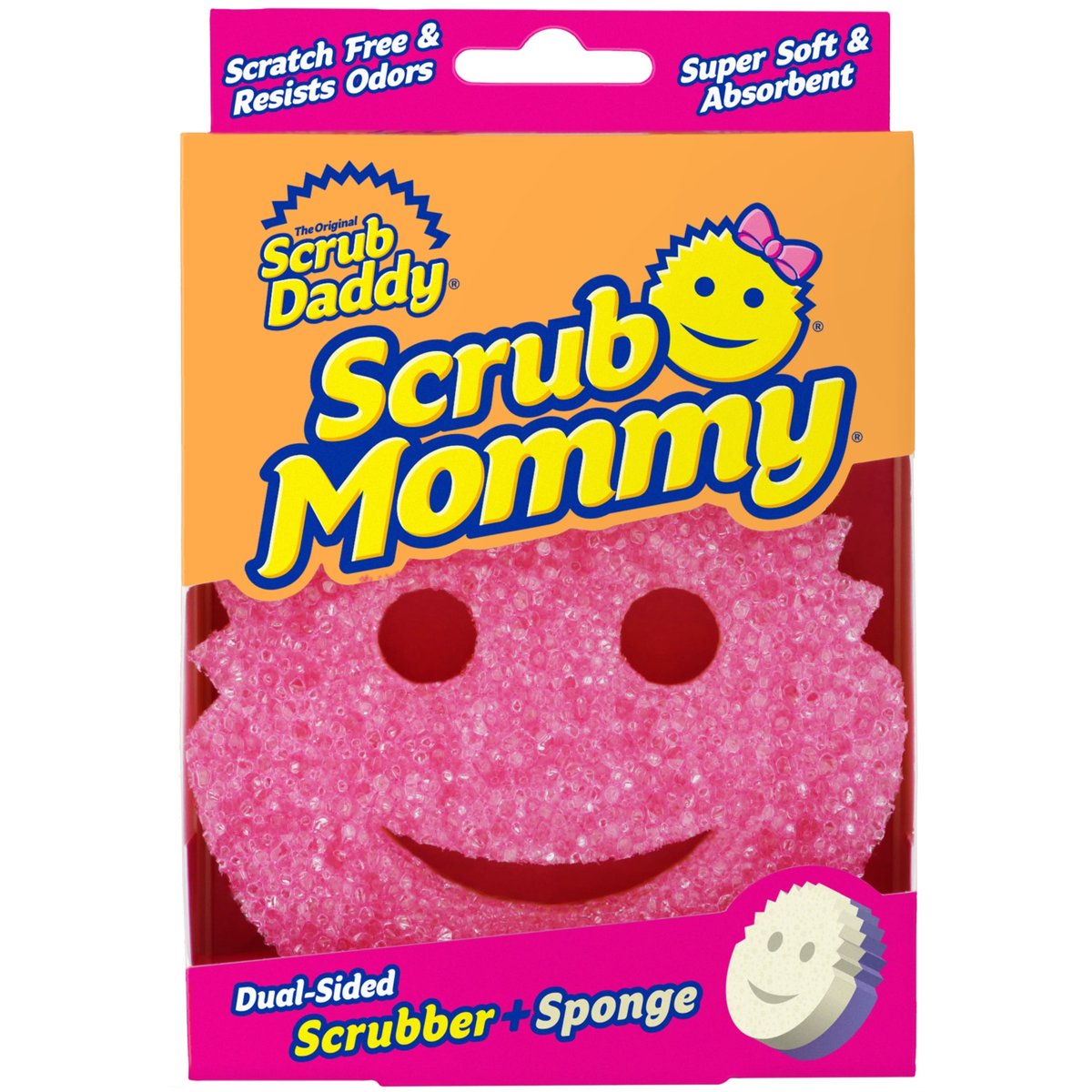 Scrub Mommy Houbička růžová