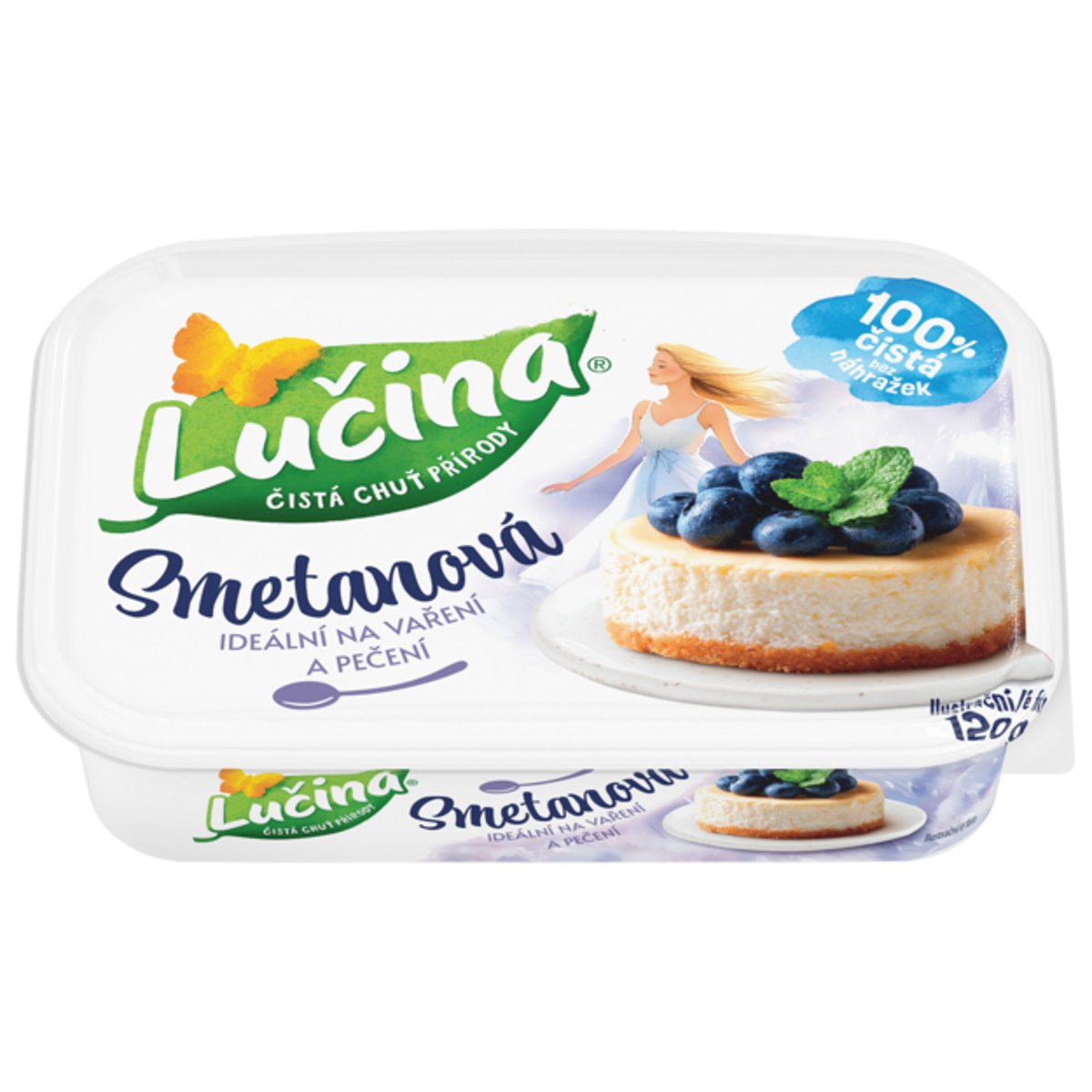 Lučina se smetanou