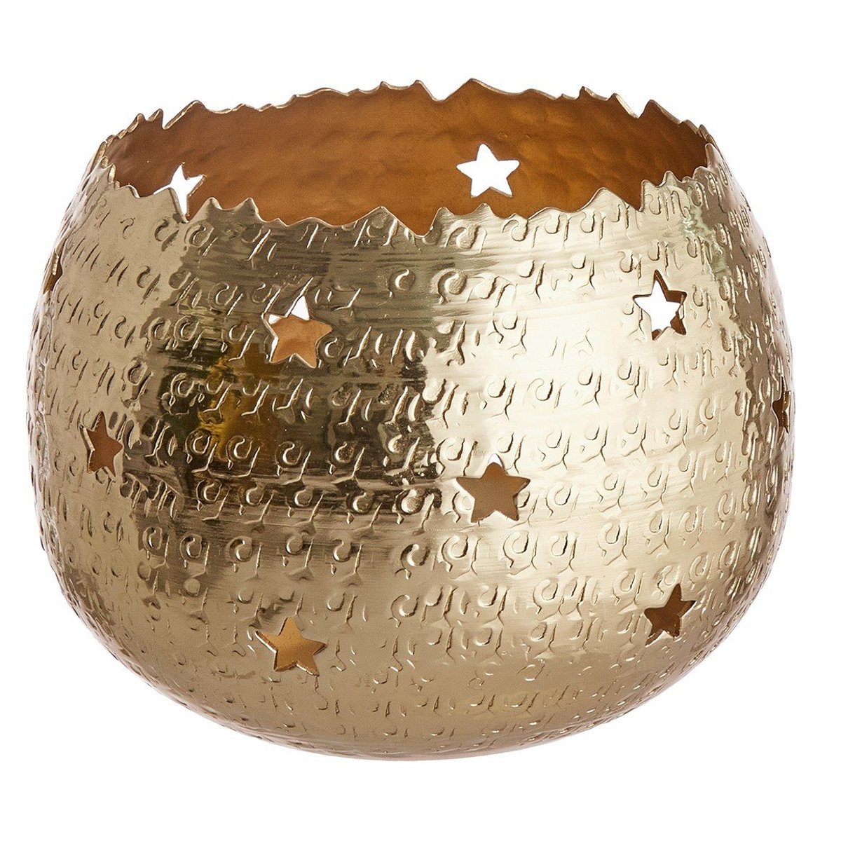 Butlers Starry Sky Svícen na čajovou svíčku zlatý (⌀12 cm)