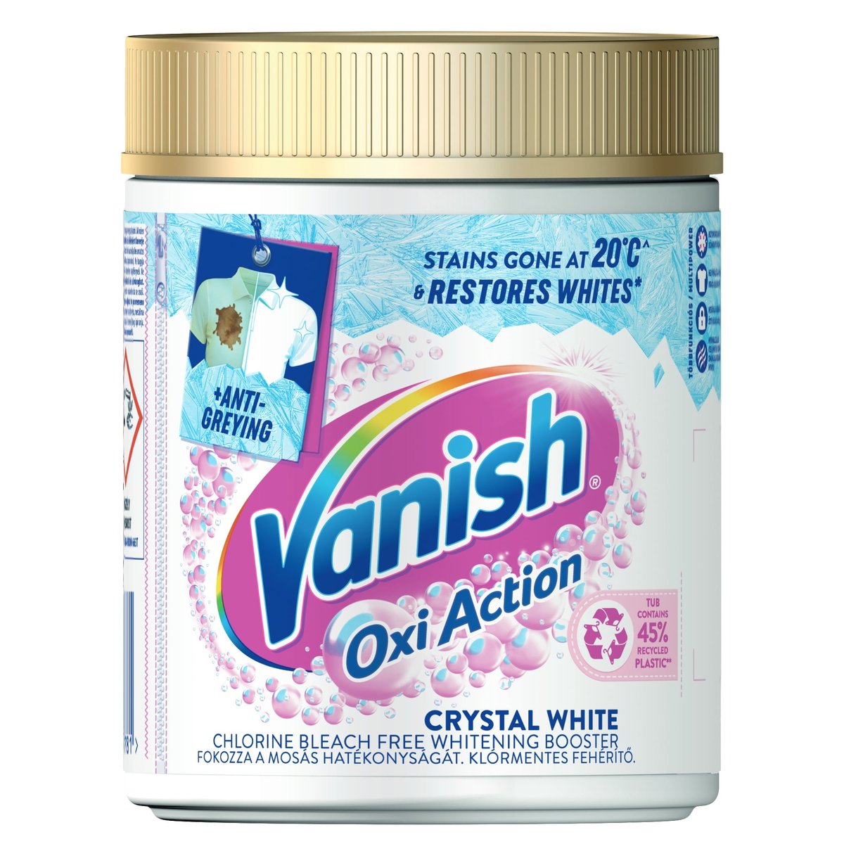 Vanish Oxi Action prášek na bělení a odstranění skvrn