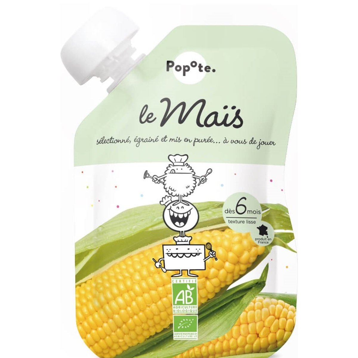 Popote BIO Kapsička sladká kukuřice