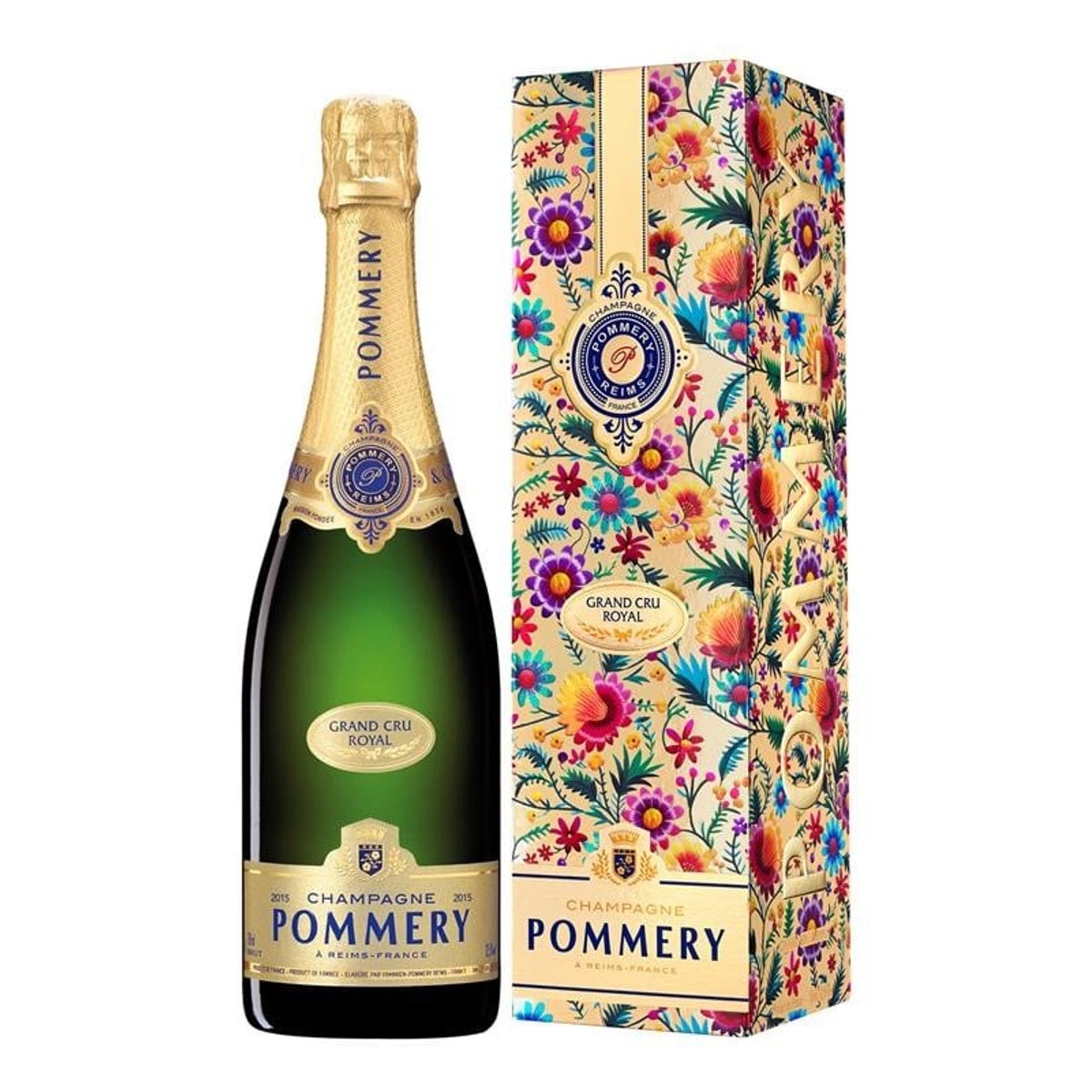Champagne Pommery Grand Cru Royal brut, Gift box, limitovaná edice