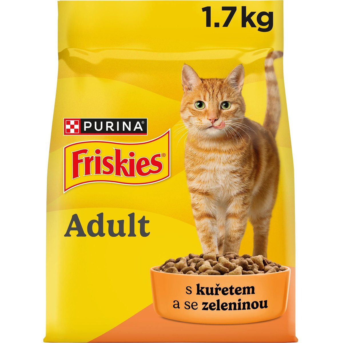 Friskies granule 1,7kg kuře zelenina