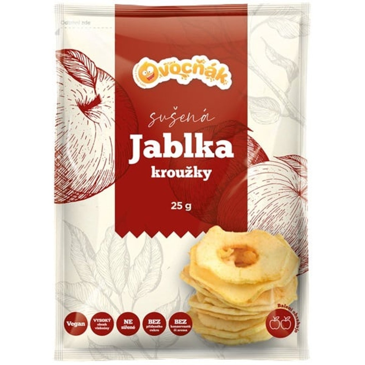 Ovocňák Sušené jablečné kroužky