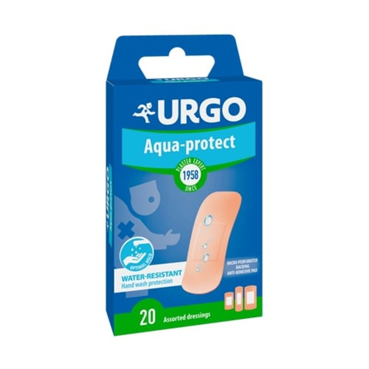 URGO AQUA PROTECT Omyvatelná náplast 20ks