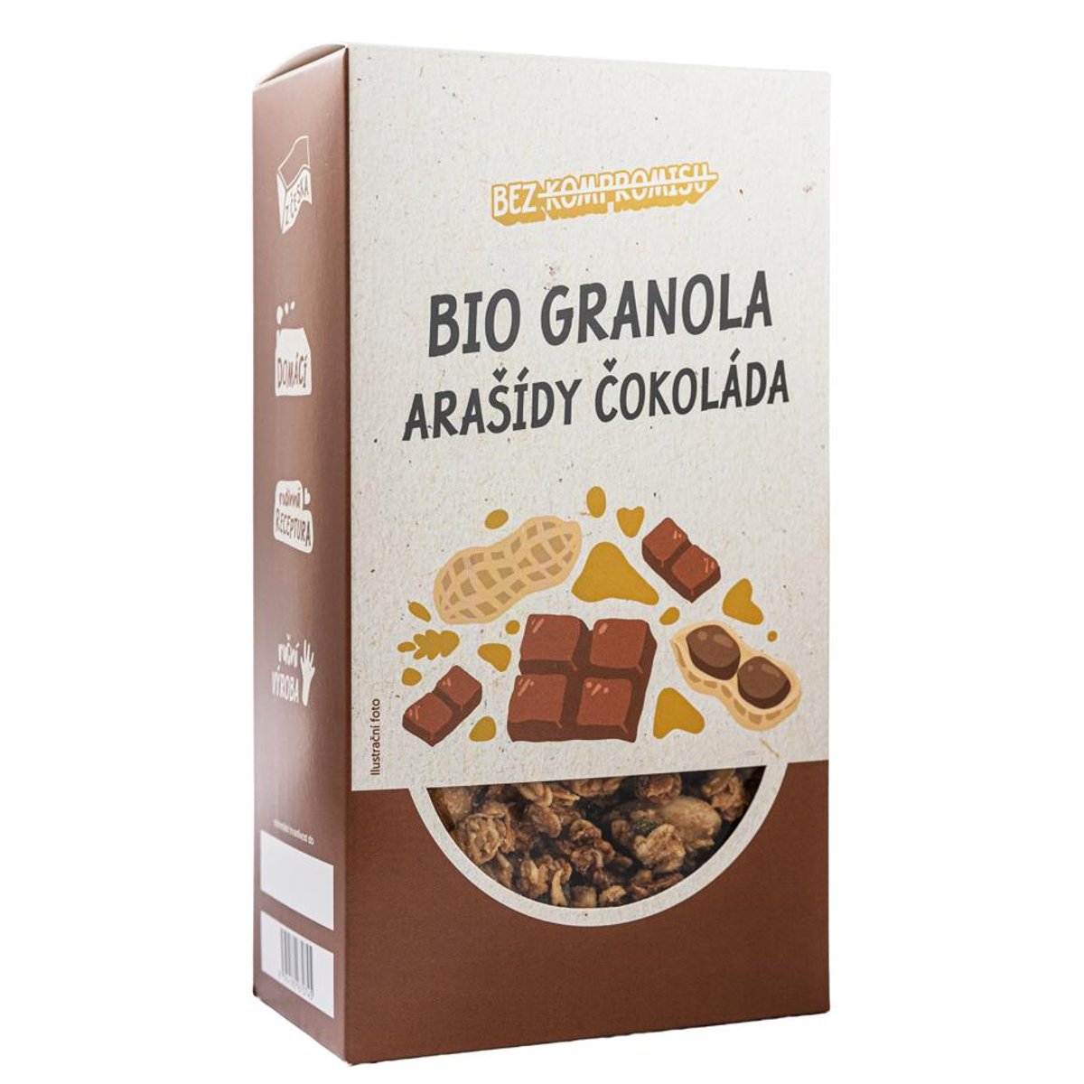 Rohlik.cz BIO Granola čokoláda a arašídy