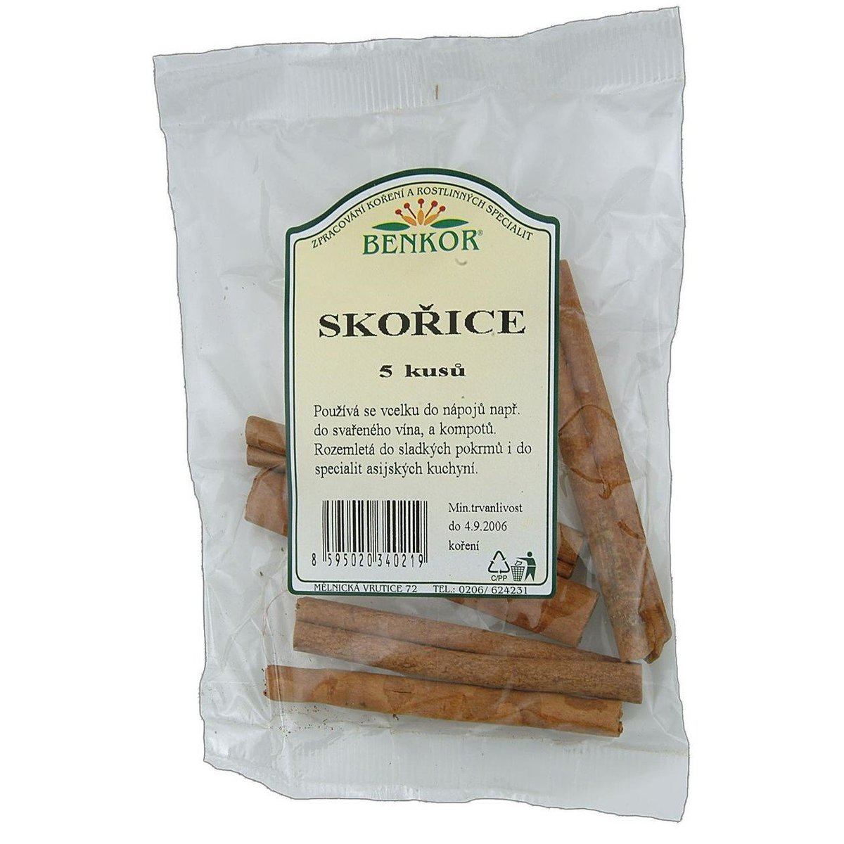 Benkor Skořice celá