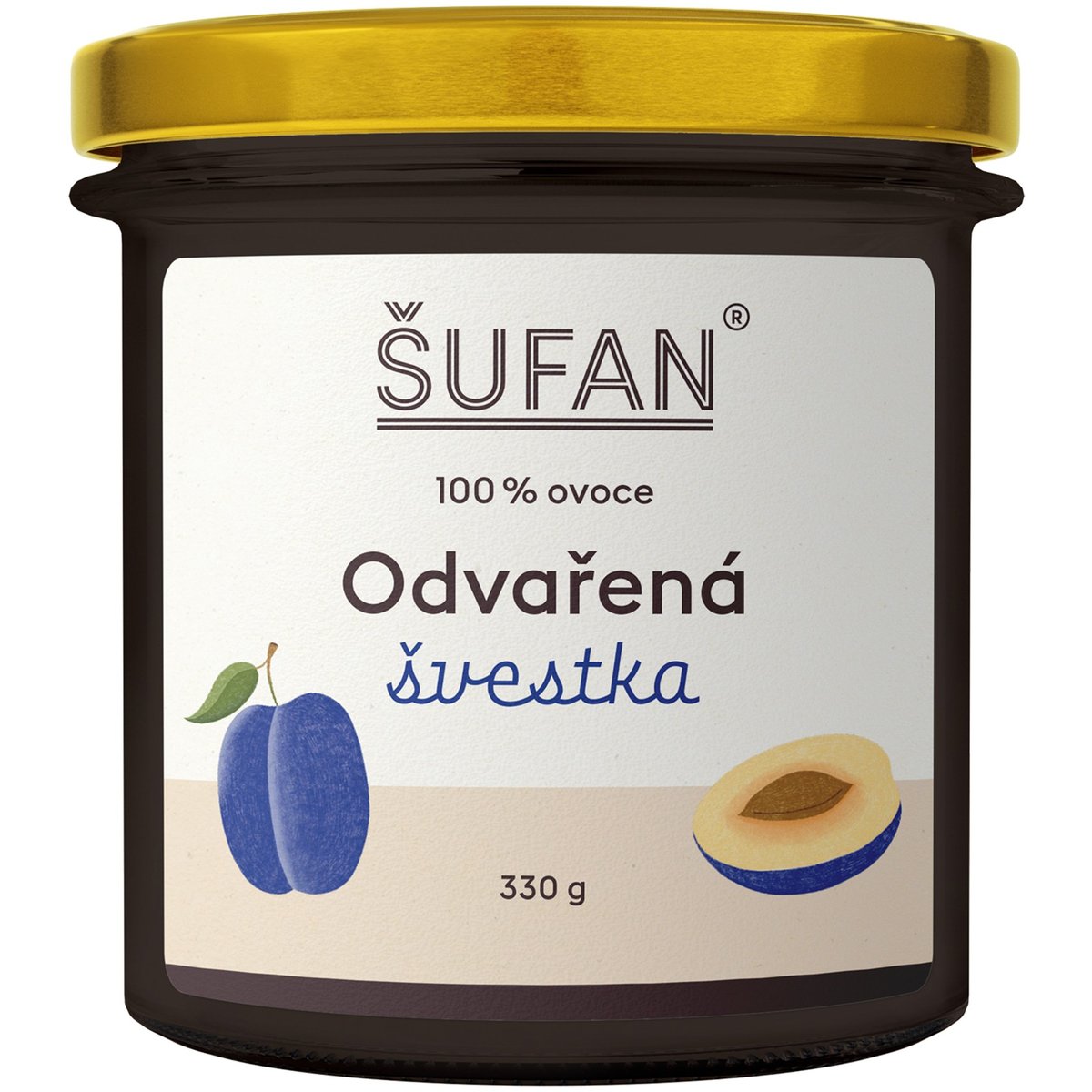 Šufan Odvařená švestka