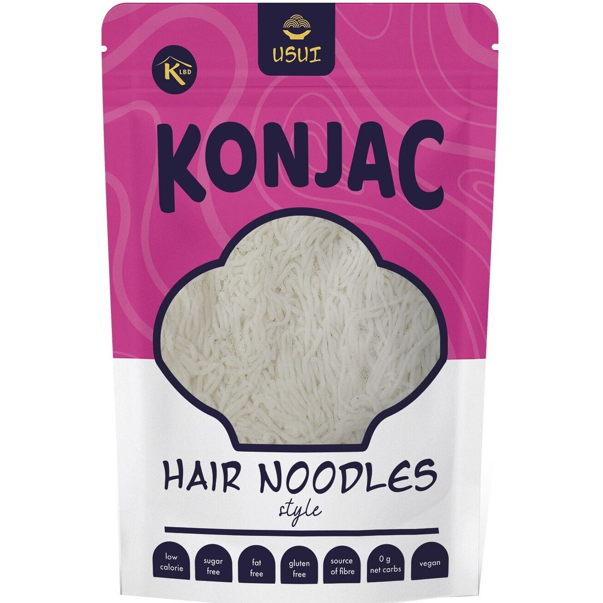 Usui Konjakové vlasové nudle v nálevu