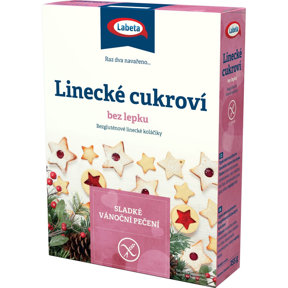 Labeta Linecké cukroví bez lepku směs na pečení