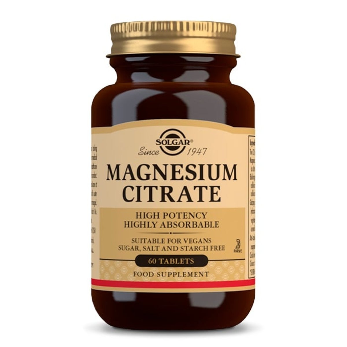 Solgar Magnesium Citrate 200mg tbl.60