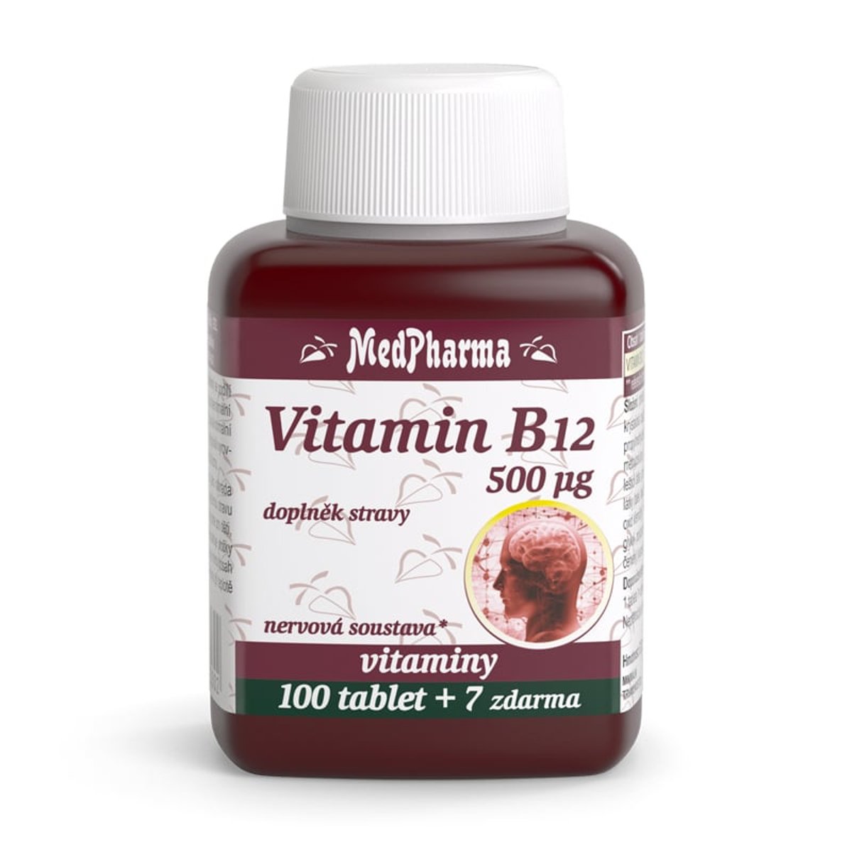 MedPharma Vitamín B12 500 µg 107 tablet