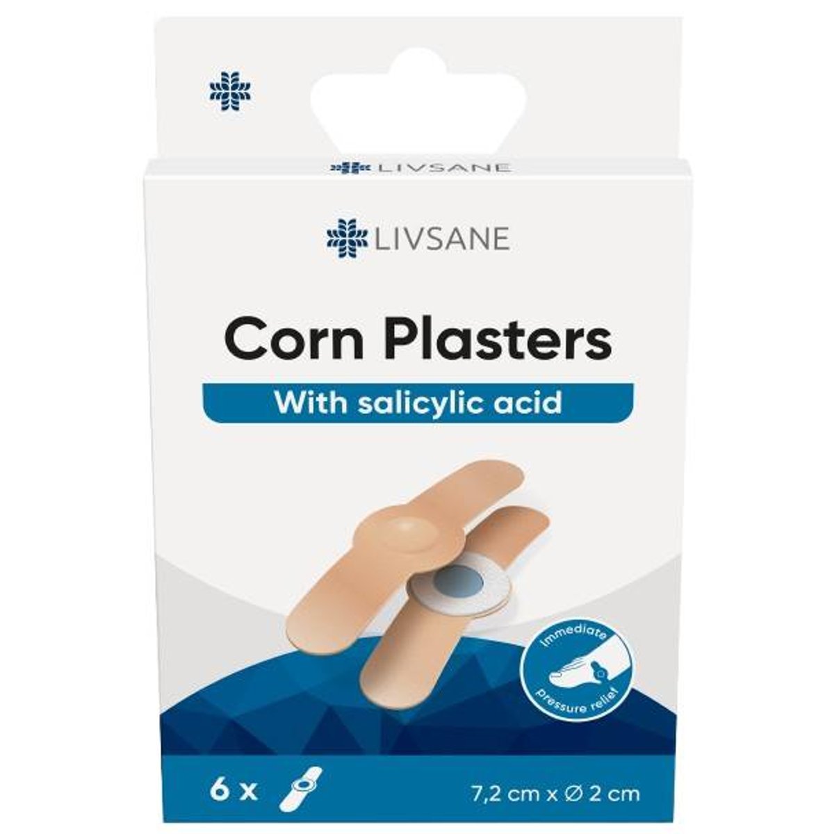 LIVSANE Náplasti na kuří oka 6ks