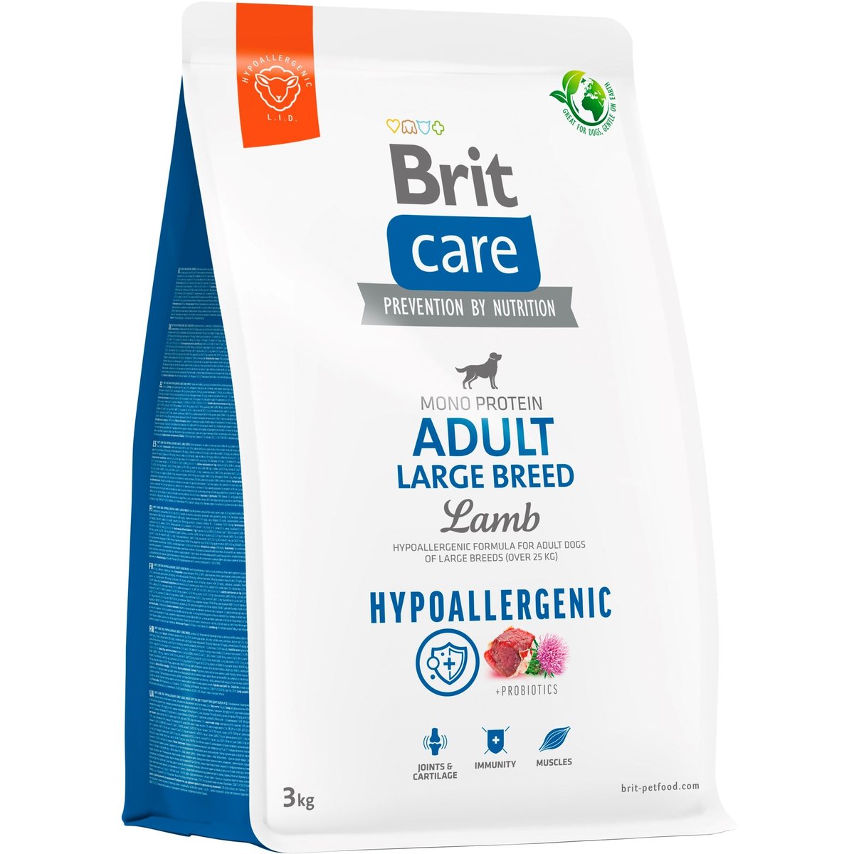 Brit Care Hypoallergenic Adult Large Breed Lamb pro psy
