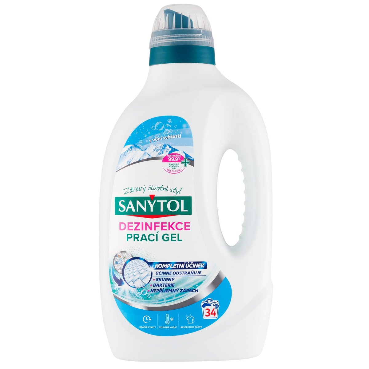 Sanytol Dezinfekční prací gel s vůní svěžesti (1,7 l)