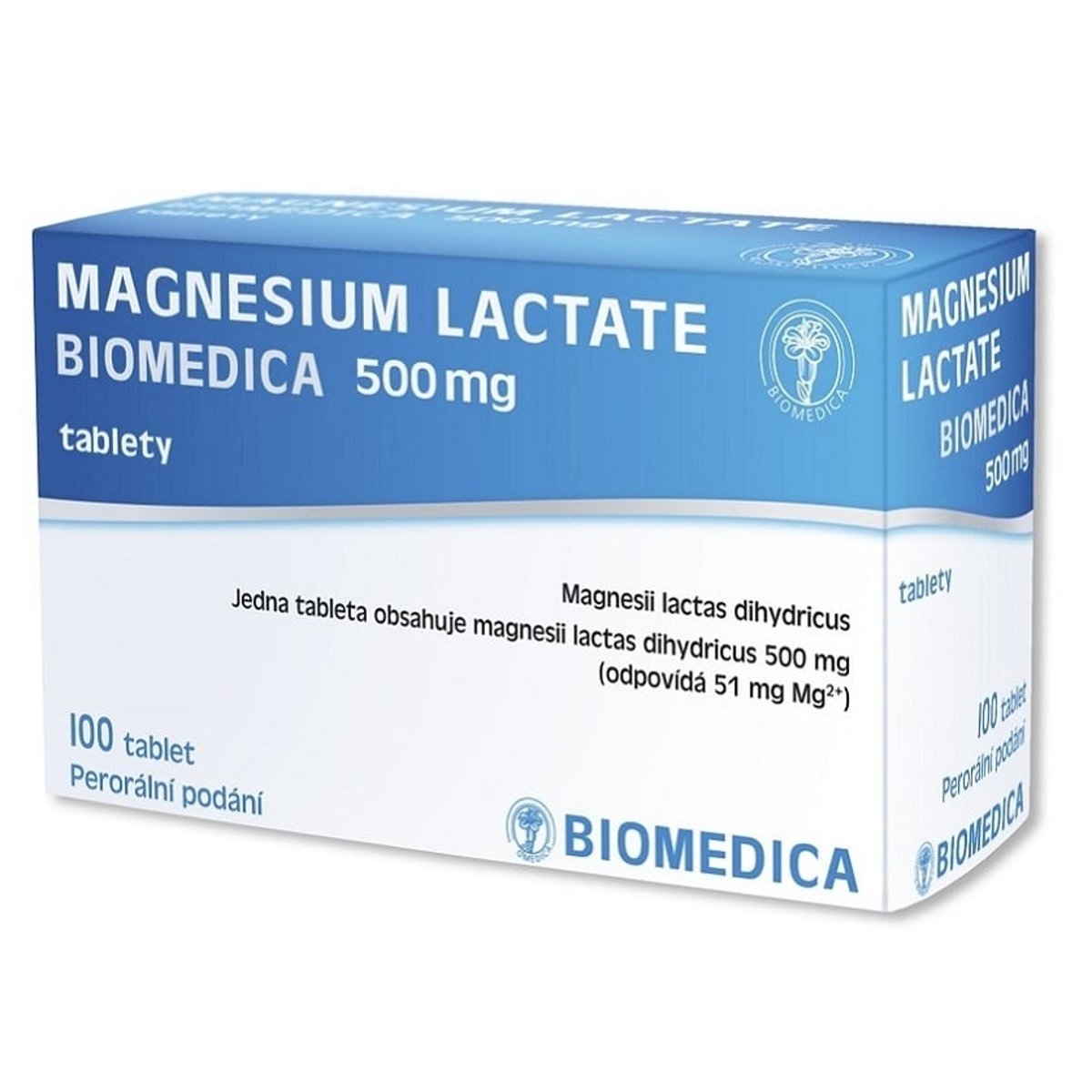 MAGNESIUM LACTATE BIOMEDICA 500MG Tableta 100
