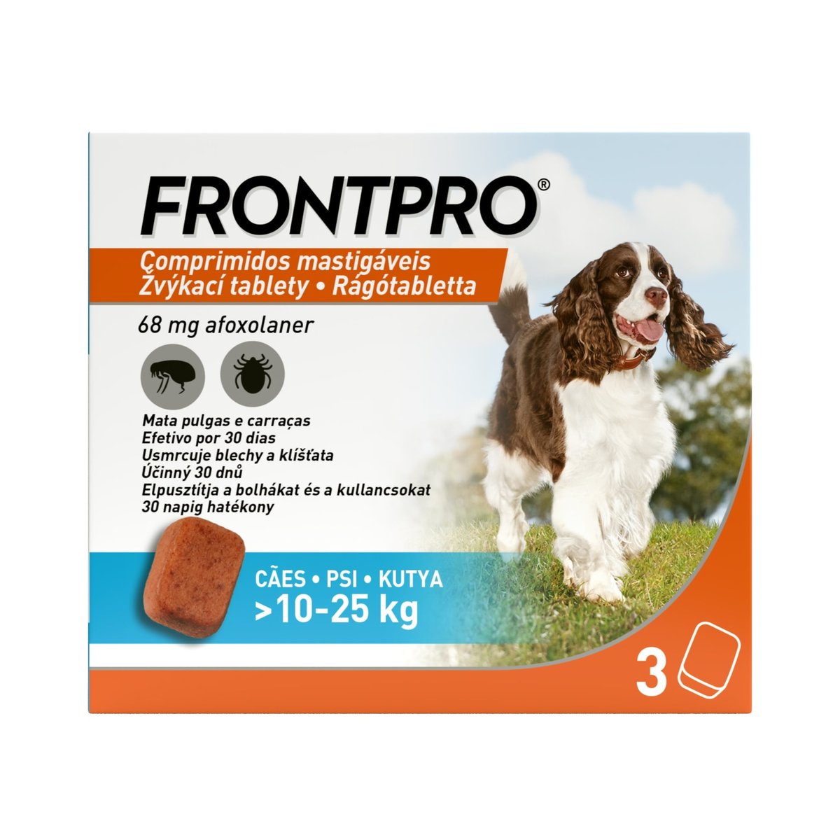 Frontpro 68mg 10-25kg žvýkací tbl.3