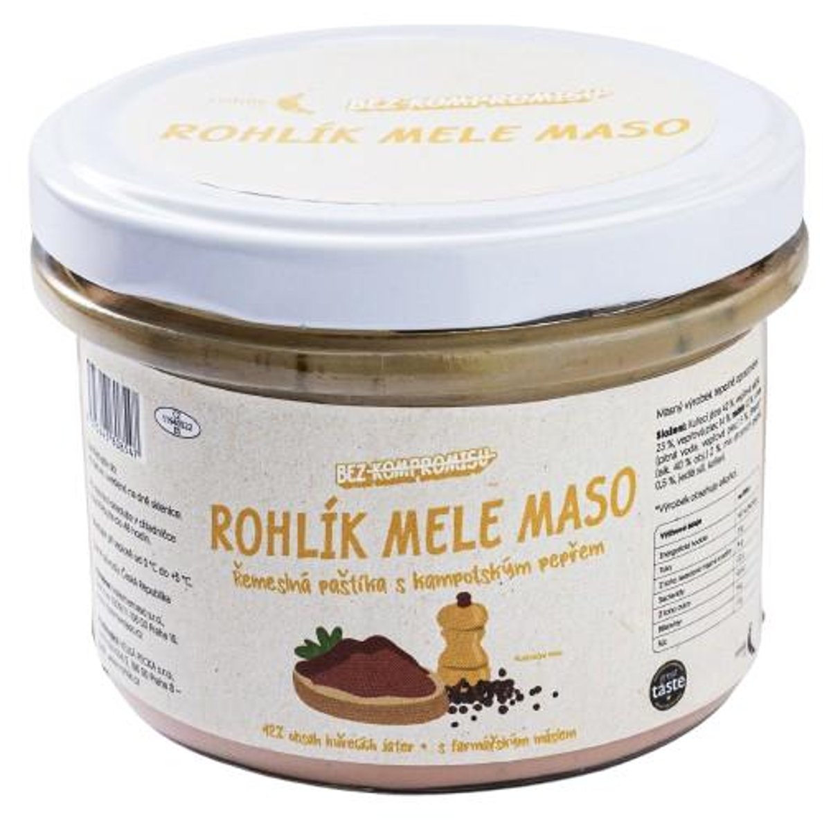 Rohlik.cz Paštika s kampotským pepřem