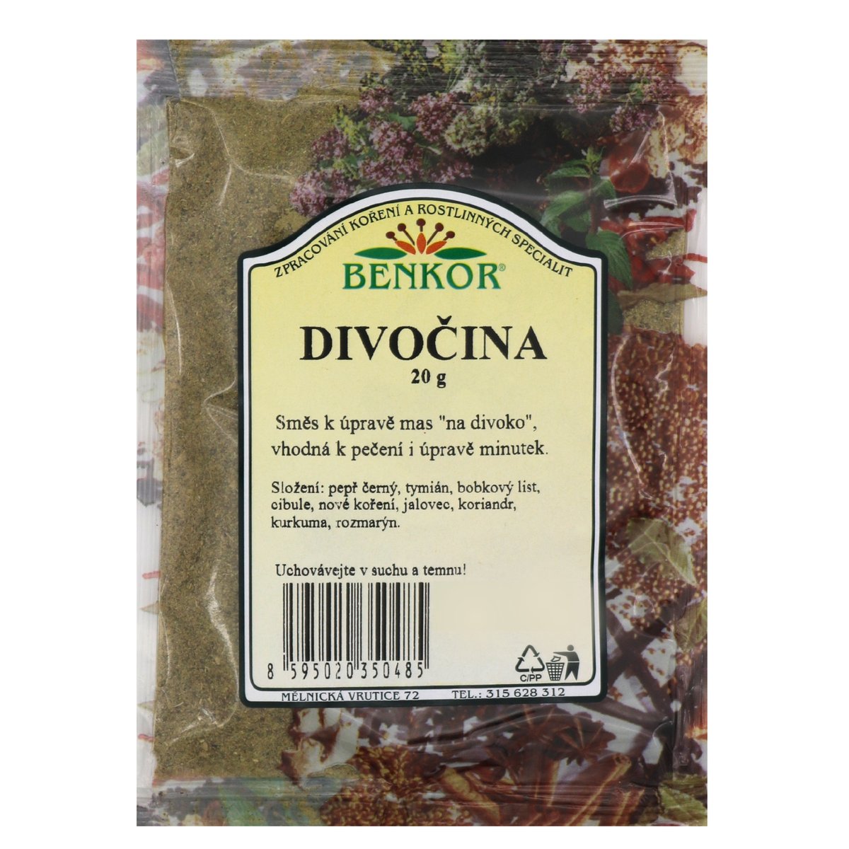 Benkor koření divočina