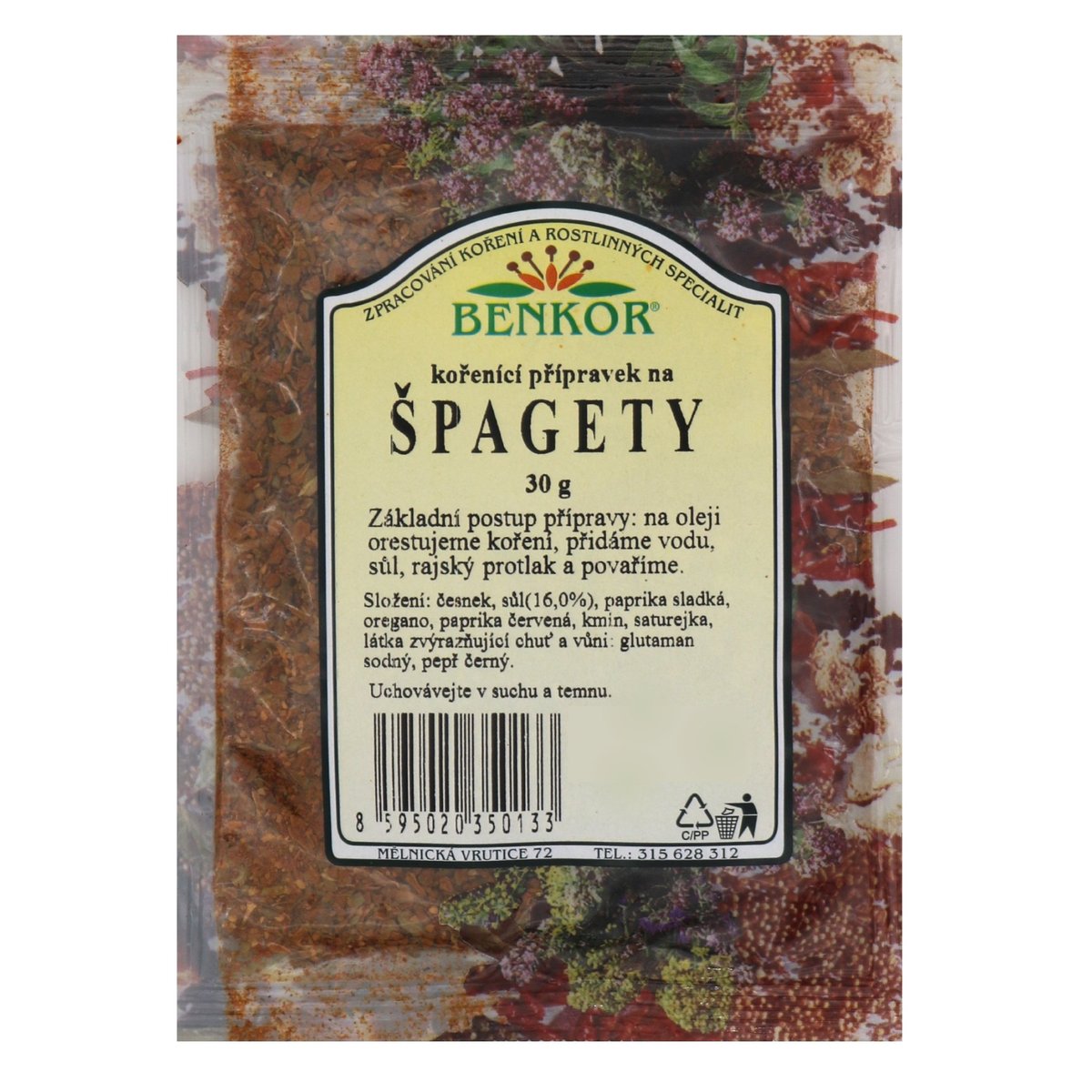 Benkor koření na špagety
