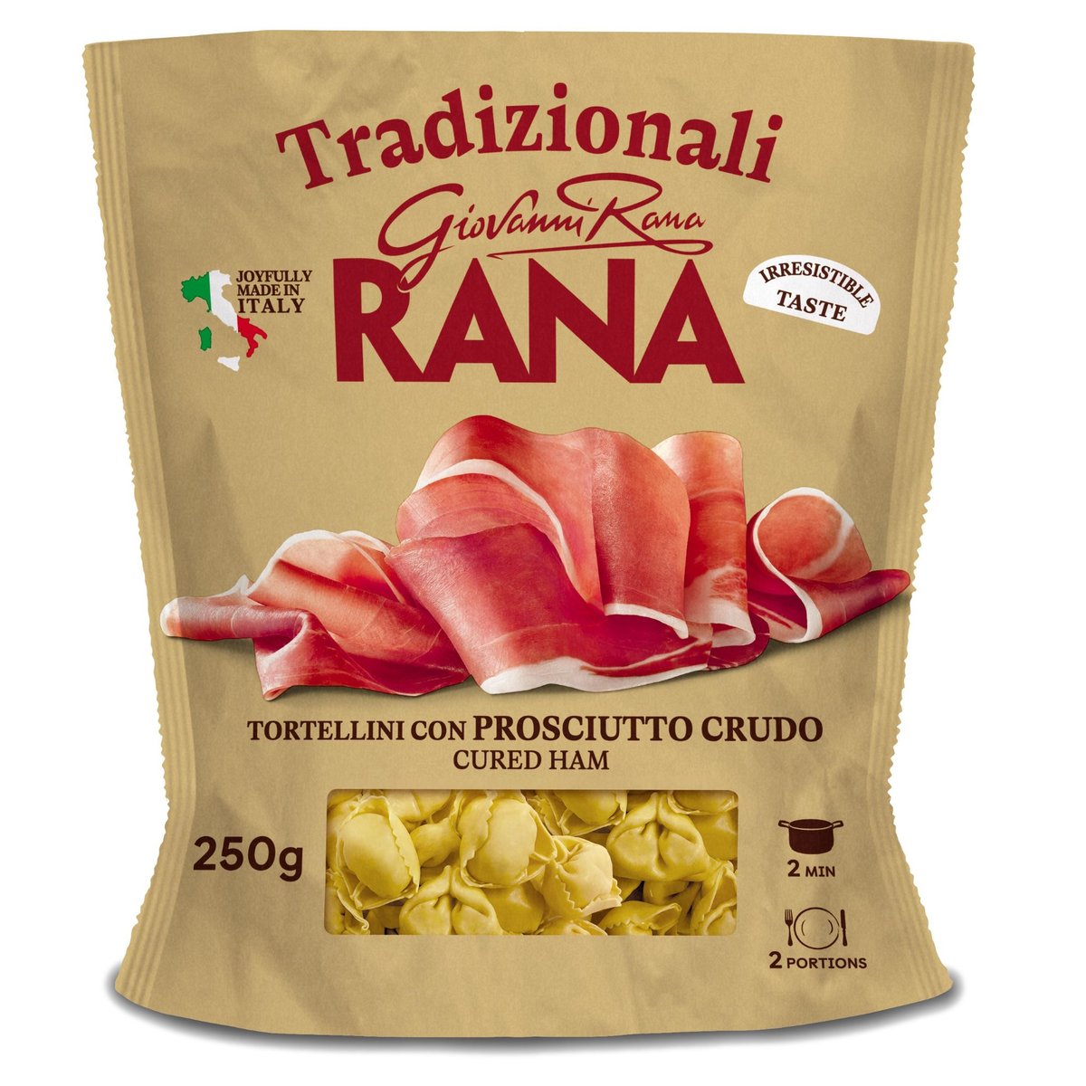 Rana Cappelletti s Prosciutto Crudo a sýrem