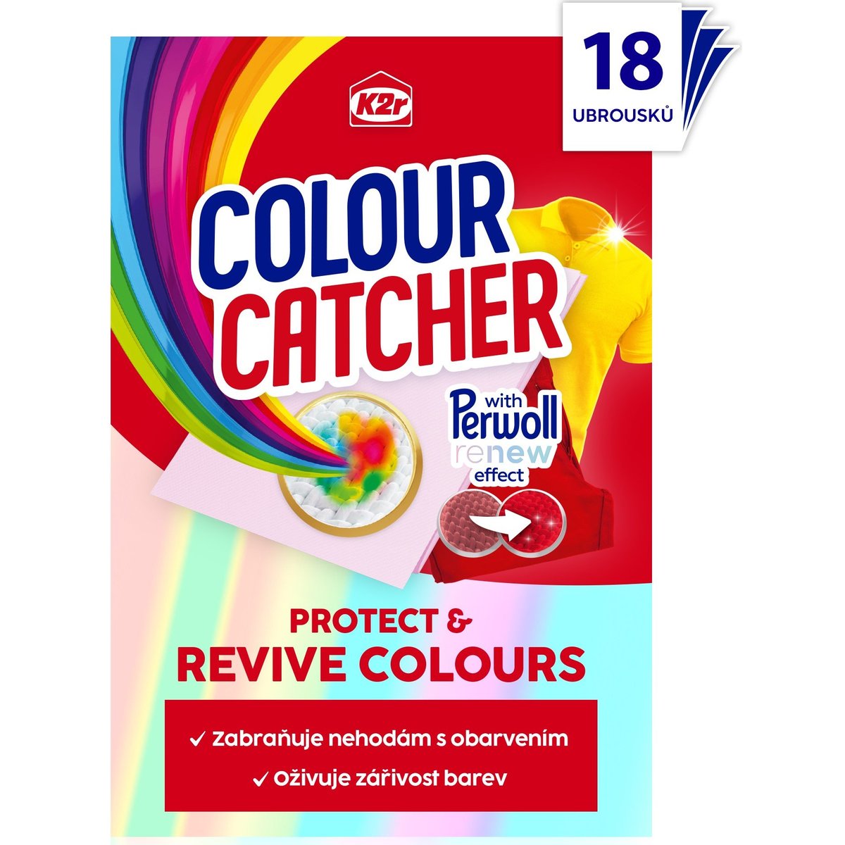 Colour Catcher prací ubrousky pro obnovení barvy a proti obarvení
