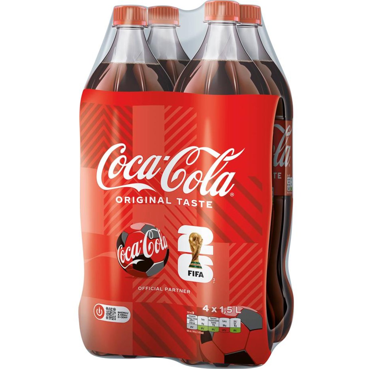 Coca-Cola multipack (4×1,5 l)
