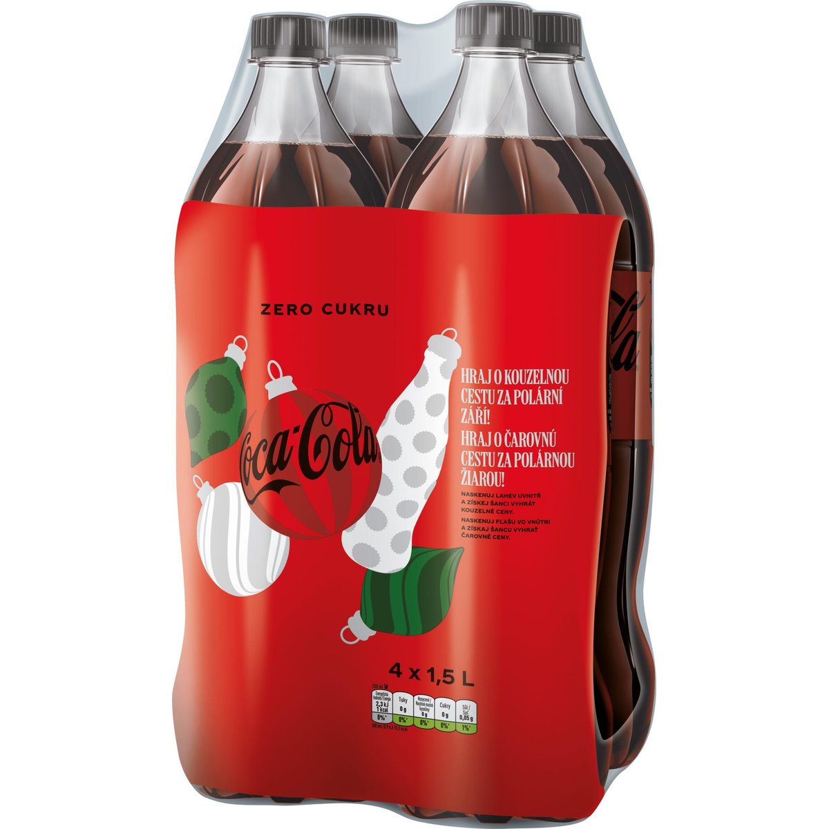 Coca-Cola Zero multipack (4×1,5 l)