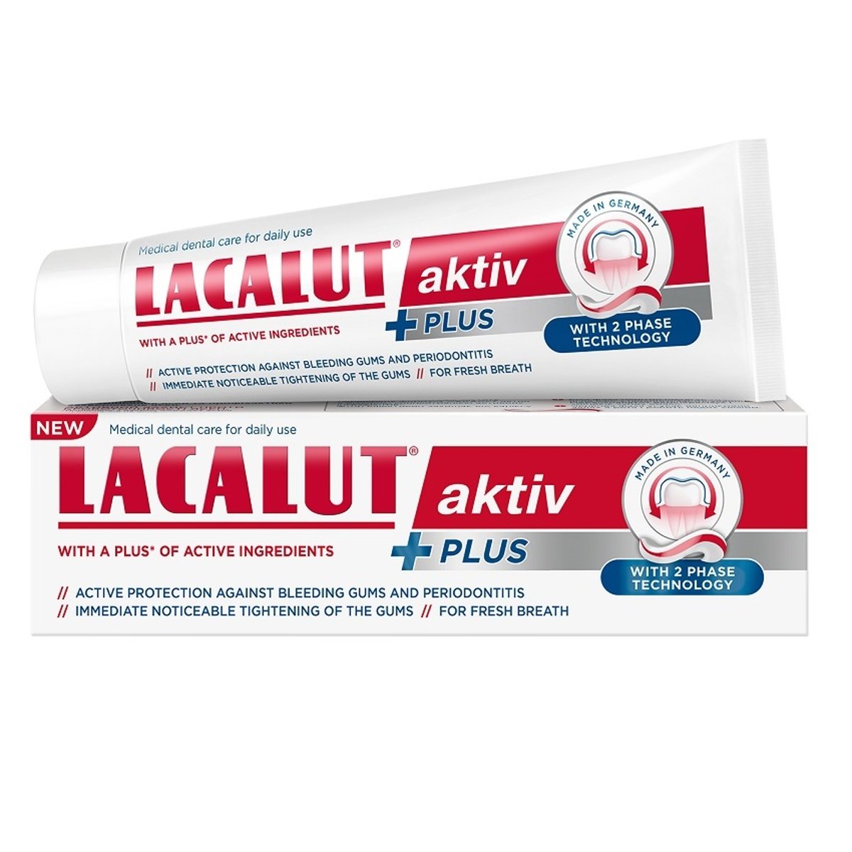 Levně Lacalut Aktiv Plus zubní pasta 75ml