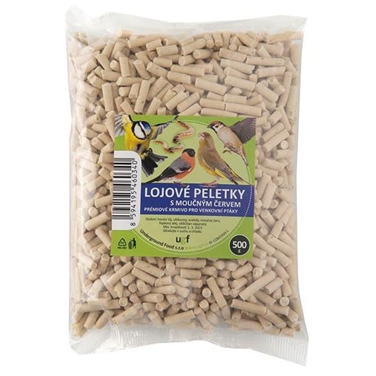 Underground Food Lojové peletky s moučným červem