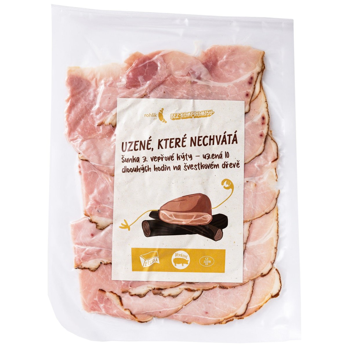 Rohlik.cz Šunka uzená na švestkovém dřevě