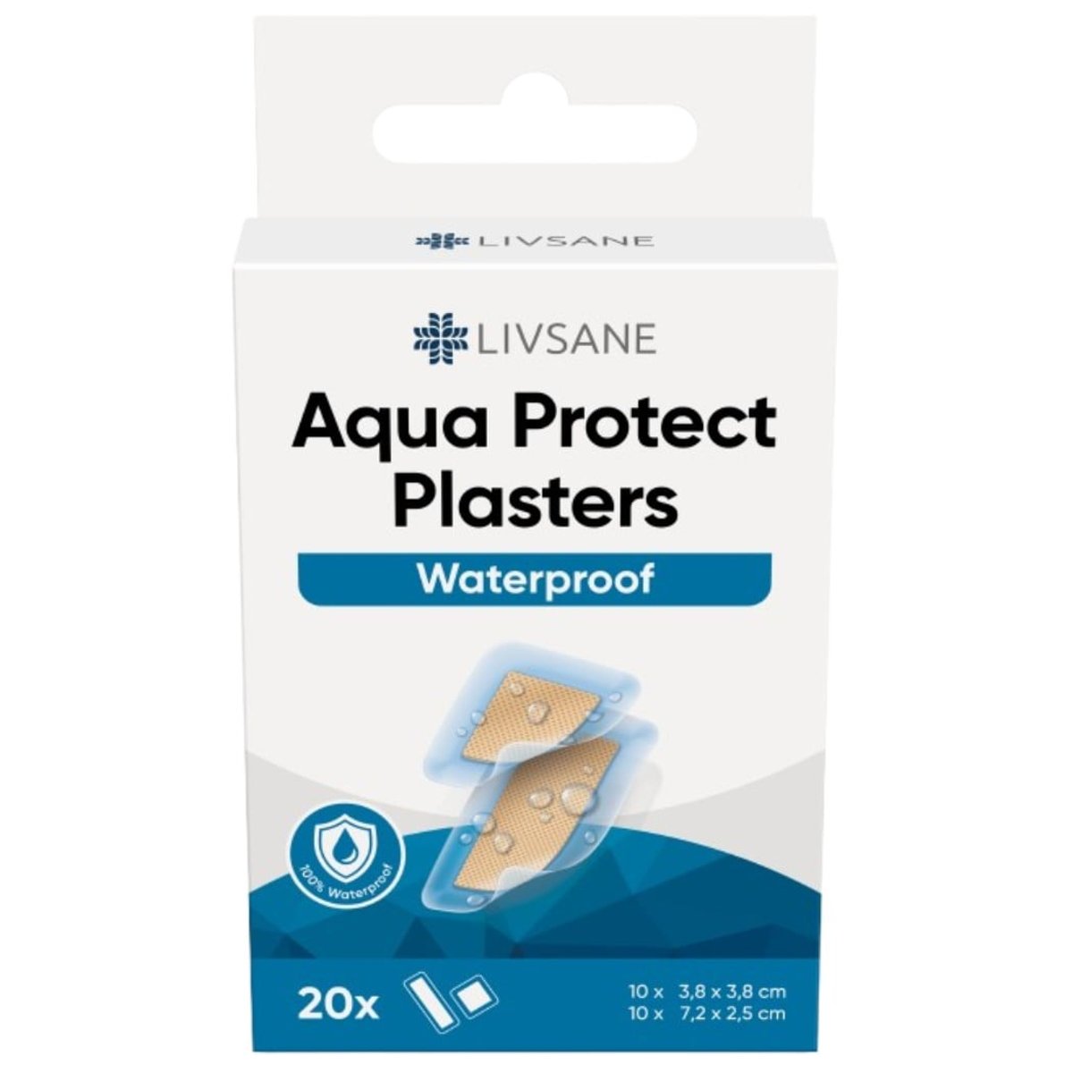 LIVSANE Náplasti Aqua Protect 20ks