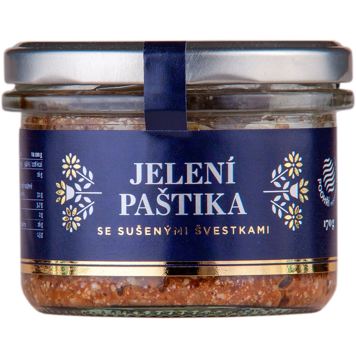 Čongrády Jelení paštika se sušenými švestkami