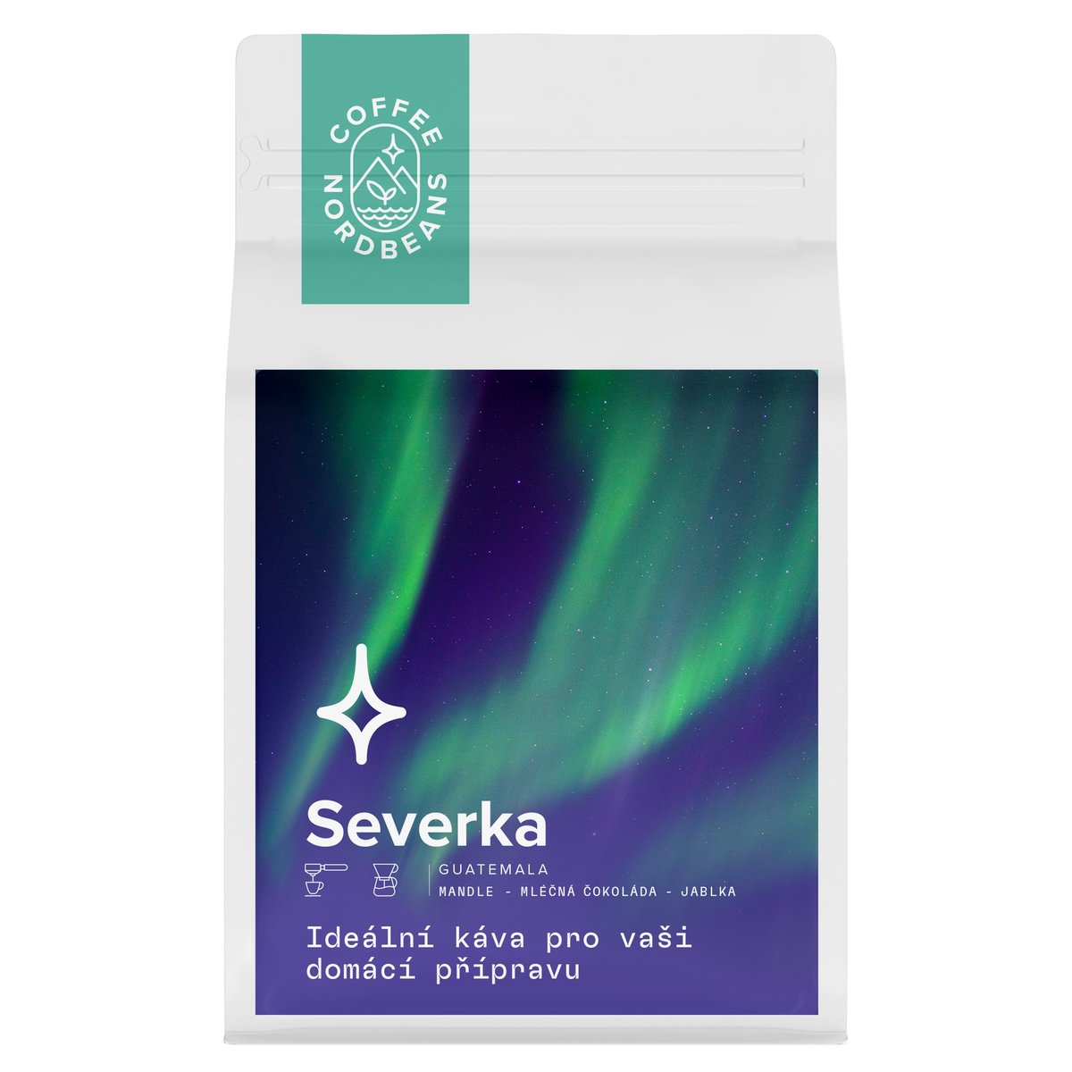 Nordbeans Guatemala Severka filtr/espresso zrnková káva