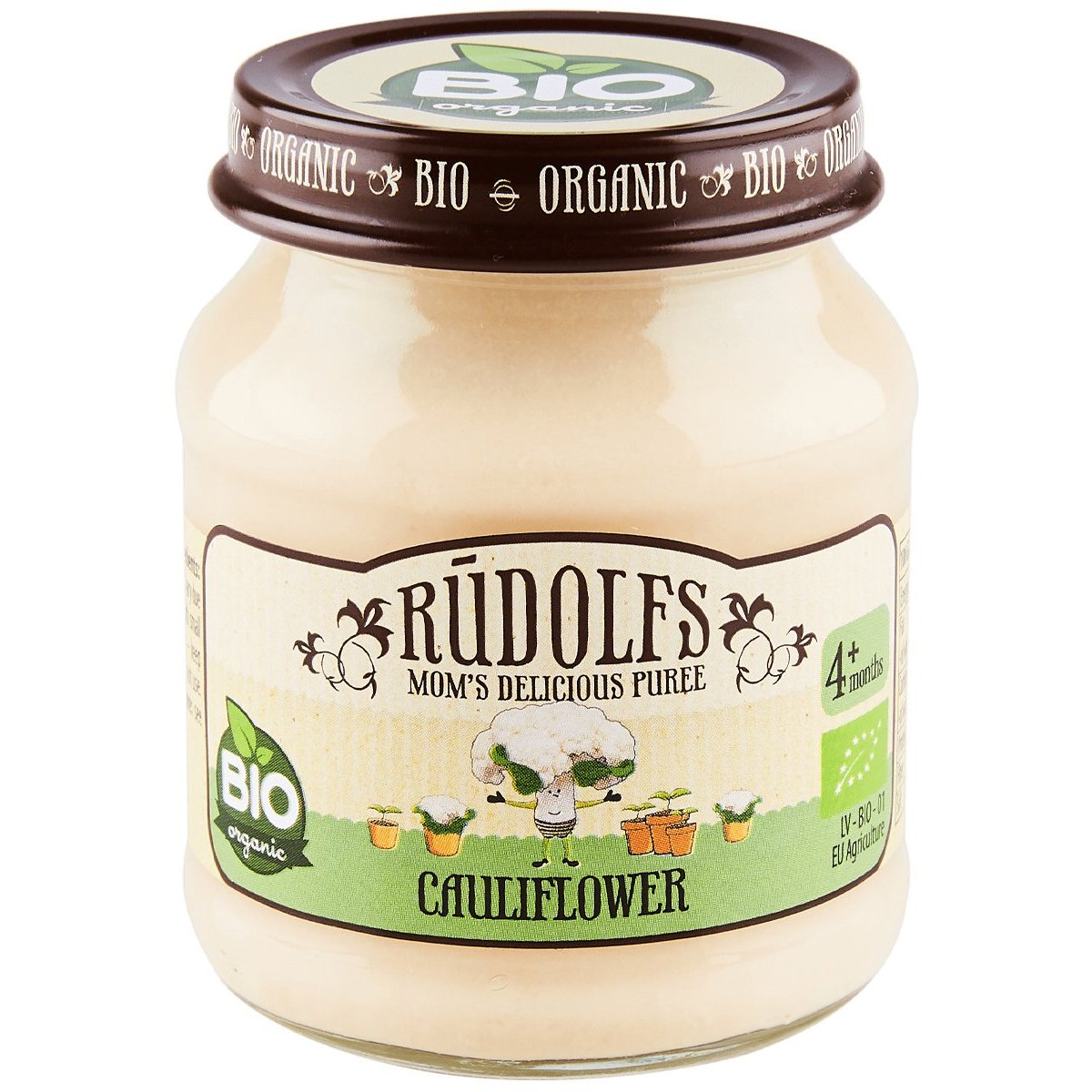 Rudolfs BIO Příkrm květák, 120 g